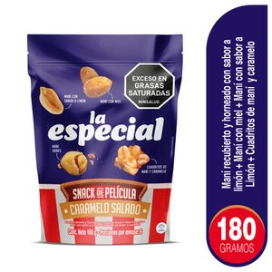 Pasabocas LA ESPECIAL caramelo salado (180 gr)