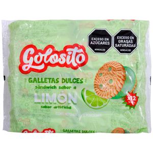 Galleta Golosito Sandwich Limon 408 g