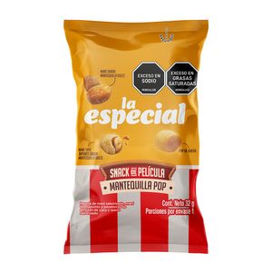 Pasabocas LA ESPECIAL mantequilla pop (32 gr)