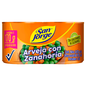 Arveja San Jorge Con Zanahoria 170 G x2 Unds