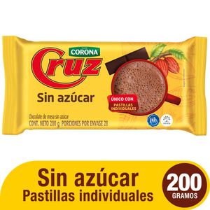 Chocolate CRUZ de mesa sin azúcar (200 gr)