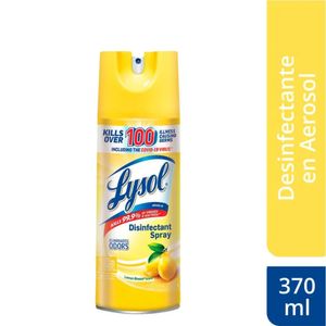 Desinfectante LYSOL en spray limón (354 gr)