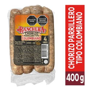 Chorizo RANCHERA colombiano ranchera (400 gr)