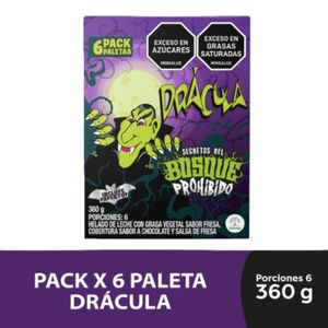 Paleta Crema Helado Dracula 2025 X6 360 g