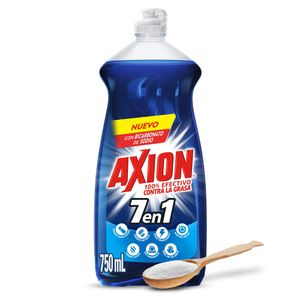 Axion Blue, Lavaplatos Líquido 7 en 1, 750 mL