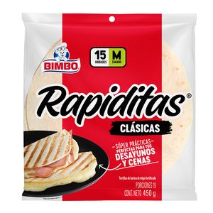 Tortillas mediana Bimbo X15 Und (450g)