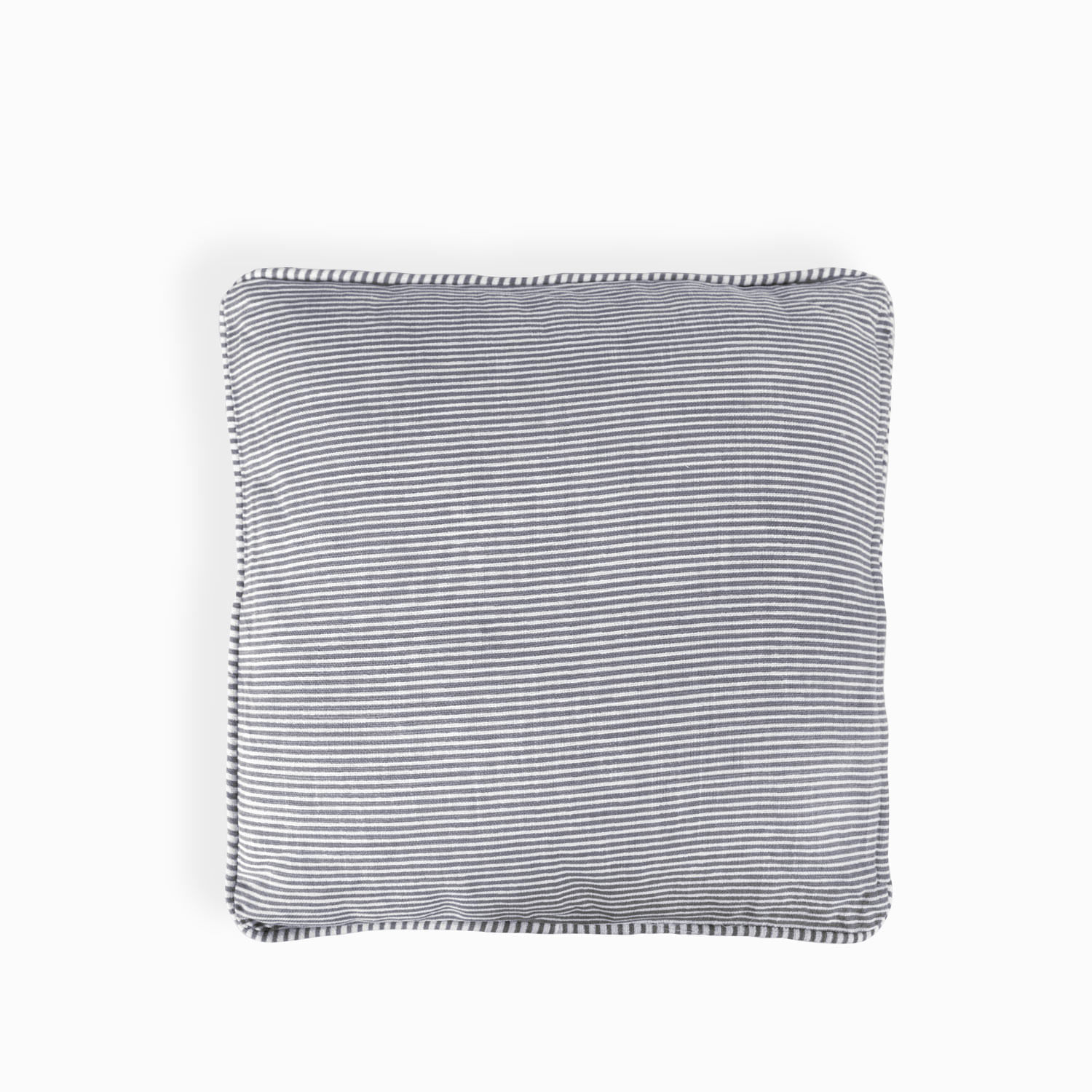 Imagen de Cojín rayas gris 45x45cm