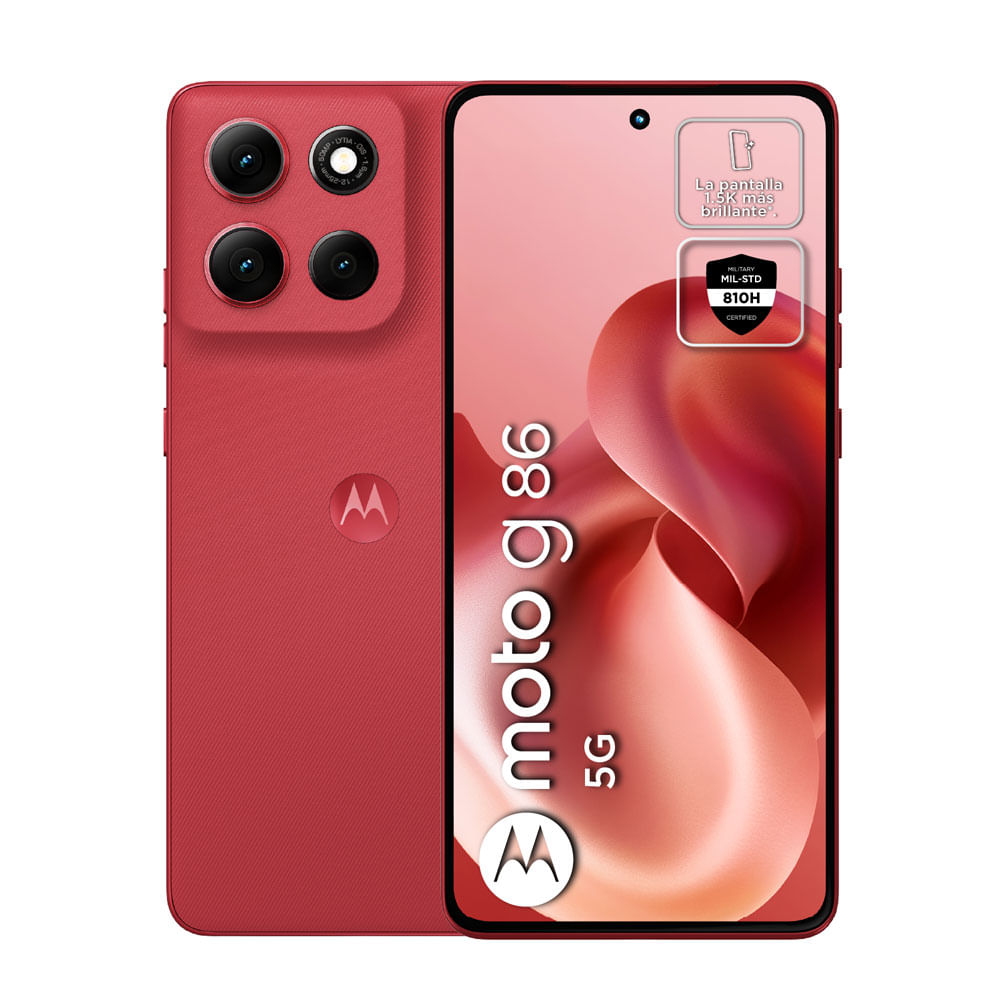 Celular Motorola G86 Rojo 256 GB