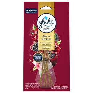 Glade Varitas Aromatizantes Edición Limitada Moras Festivas 100ml