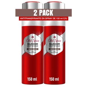 Antitranspirante Old Spice Sudor Defense Seco Seco Spray 93 G X2 Unds