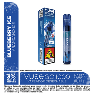 Vapeador Vuse Go 1000 Blueberry Ice