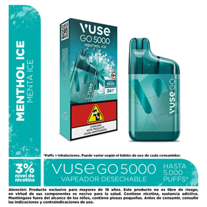 Vapeador Vuse Go 5000 Menthol Ice