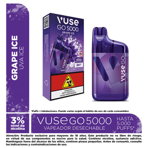 Vapeador Vuse Go 5000 Grape Ice