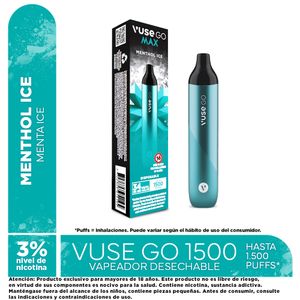 Vapeador Vuse Go Max Menthol Ice
