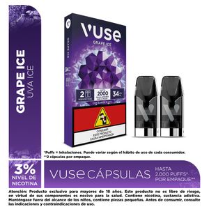 Vuse Capsulas Grape Ice 34mg