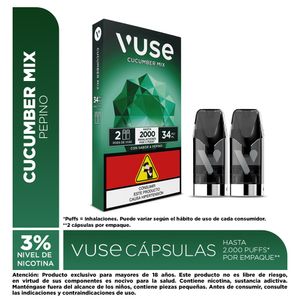 Vuse Capsulas Cucumber Mix 34mg