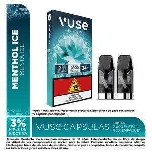 Vuse Capsulas Menthol Ice 34mg
