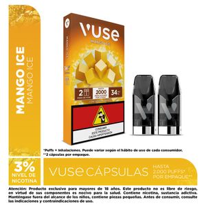 Vuse Capsulas Mango Ice 34mg