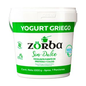 Yogurt griego ZORBA sin dulce (953.289 ml)