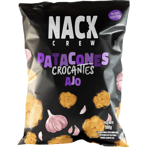 PATACONES NACK CREW CROCANT AJO 100g
