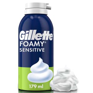 Espuma de Afeitar Gillette Foamy Sensitive 179 Ml