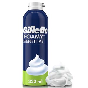 Espuma de Afeitar Gillette Foamy Sensitive 322 Ml