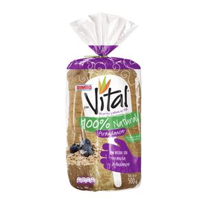 Pan Tajado Integral de Granola & Arándanos Vital (500g)