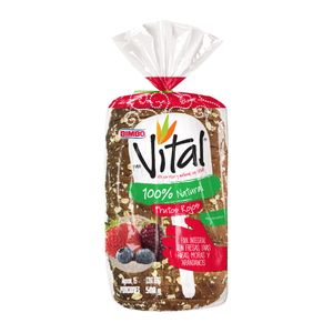 Pan Bimbo Vital Integral Frutos Rojos 460 G