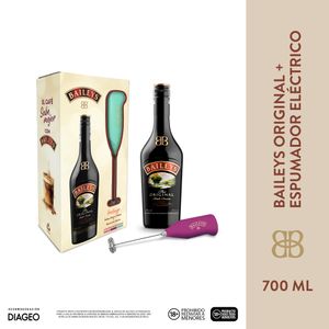 Pack Crema De Whisky Baileys 700 ml + Espumador