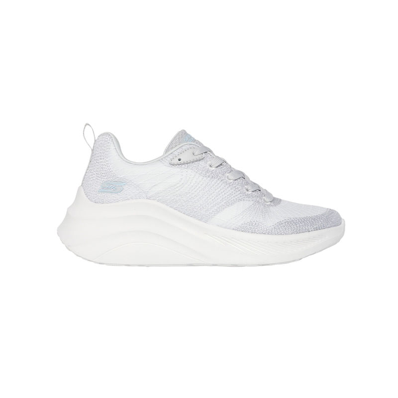 Imagen de Tenis Skechers Bobs Squad Chaos Mujer Color Blanco SK-117524-LTGY-5