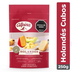 Queso Alpina Holandés Cubo 250 G