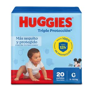 Pañales Huggies Triple Protección 3/G 20 Un