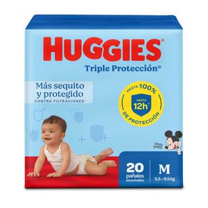 Pañales Huggies Triple Protección 2/M 20 Un