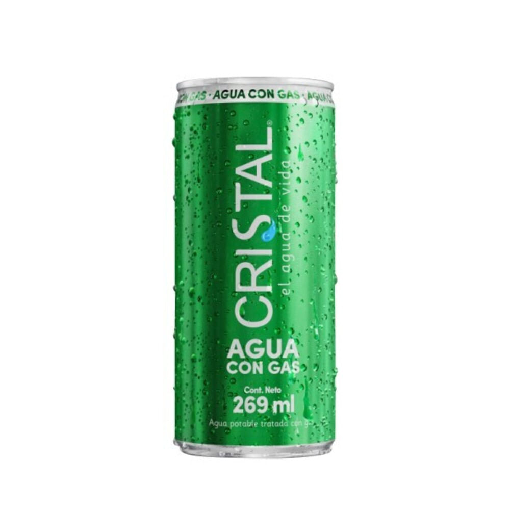 Imagen de Agua Cristal con gas lata x269ml