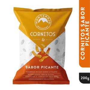 Pasabocas monterojo cornitos picantes x200g