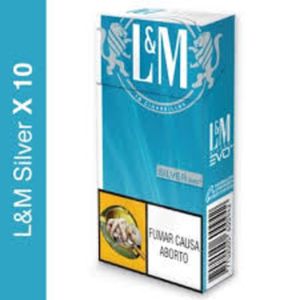 Cigarrillos L & M Silver evo media cajetilla (10 und)