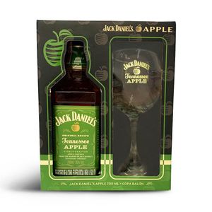 Whisky JACK DANIELS Tennessee apple + copa balón regalo (700 ml)