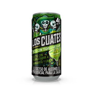 Coctel LOS CUATES sabor margarita limón (269 ml)