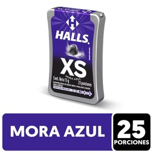 Caramelos HALLS duros sin azúcar mora azul (15 gr)