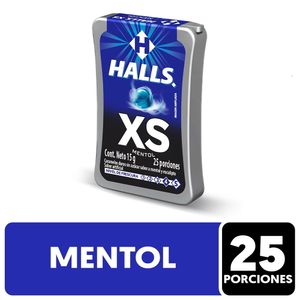 Caramelos HALLS duros sin azúcar mentol (15 gr)
