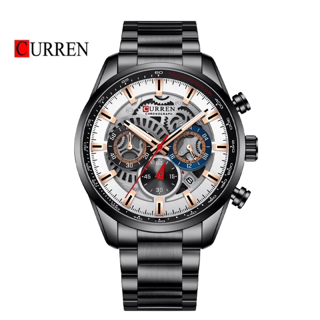 Imagen de Reloj CURREN 8391 Cronógrafo Para Hombre Negro