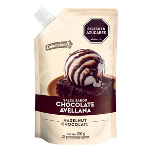Salsa Colombina Chocolate Avellana 200 G