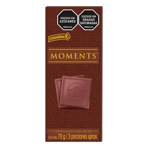 Chocolate Con Leche Moments Estuche 70 G