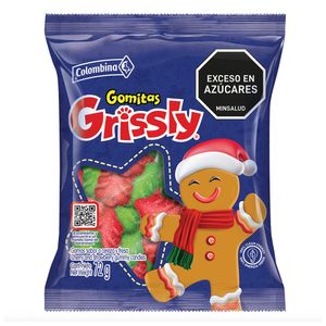 Gomitas GRISSLY sabor a cereza y fresas (70 gr)