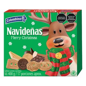 GALLETA COLOMBINA NAVIDE#A DUPLEX 400g