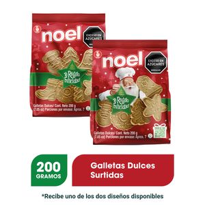 Galletas navidad NOEL dulces bolsa (200 gr)