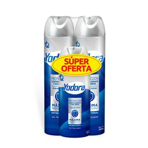 Talco Yodora Aerosol Antibacterial 260 Ml X2 Unds + 175 Ml