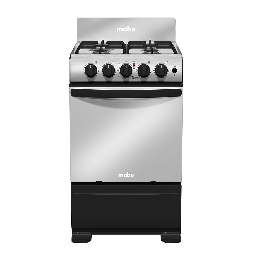 Estufa de Piso Mabe a Gas 4 Puestos Inoxidable Emc5150Snx1