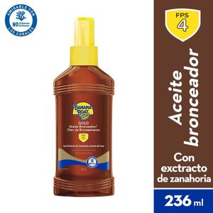 Bronceador BANANA BOAT extracto zanahoria y aceite de coco (236 ml)