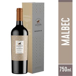 Vino La Celia Rva Malbec 750 ml + Copa